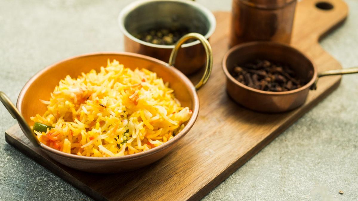 Arroz pilaf con verduras