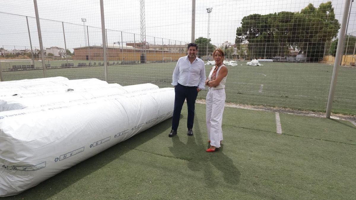 El Imdeco inicia la reforma integral del campo de fútbol de El Naranjo