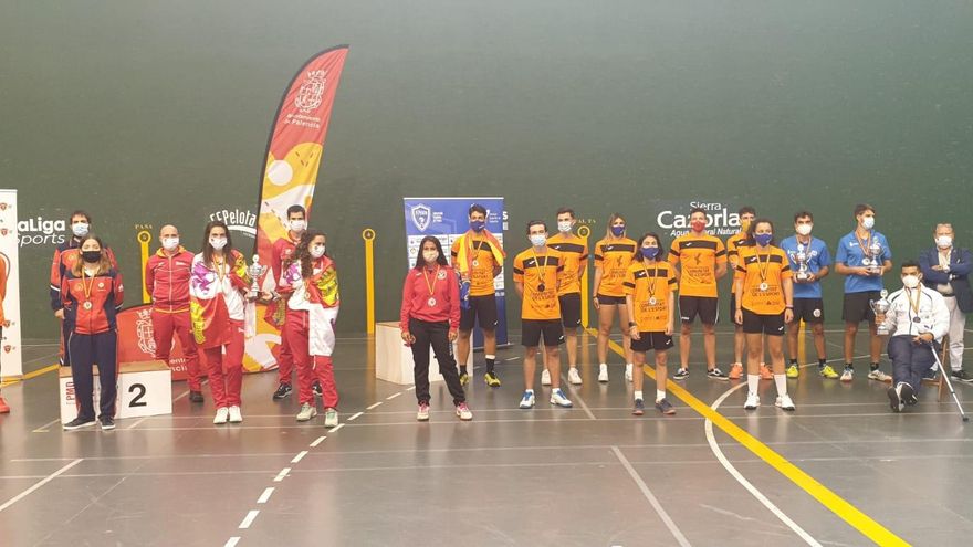 Canarias se proclama de nuevo campeona de España Sub 22 de frontenis