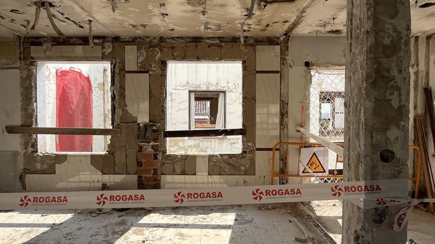 Las obras en la Delegación de Gobierno en Toledo afloran la muralla conectada con el Alcázar