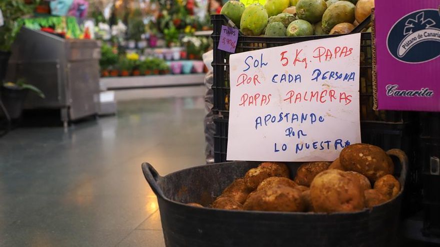 La papa palmera se aprovecha del parón de importaciones inglesas