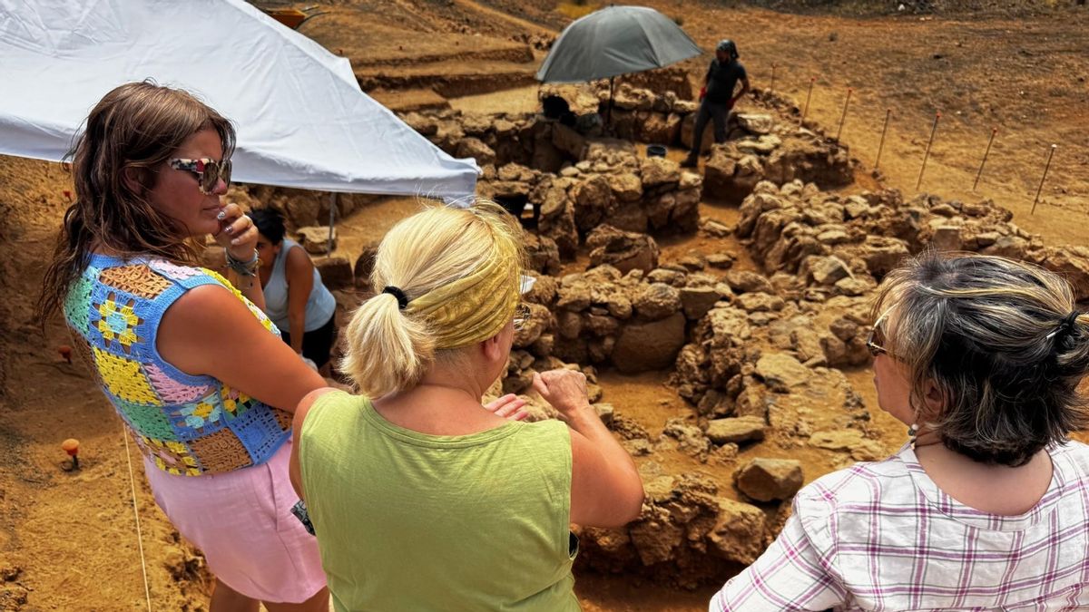 Yacimiento arqueológico de El Bebedero, en Lanzarote.