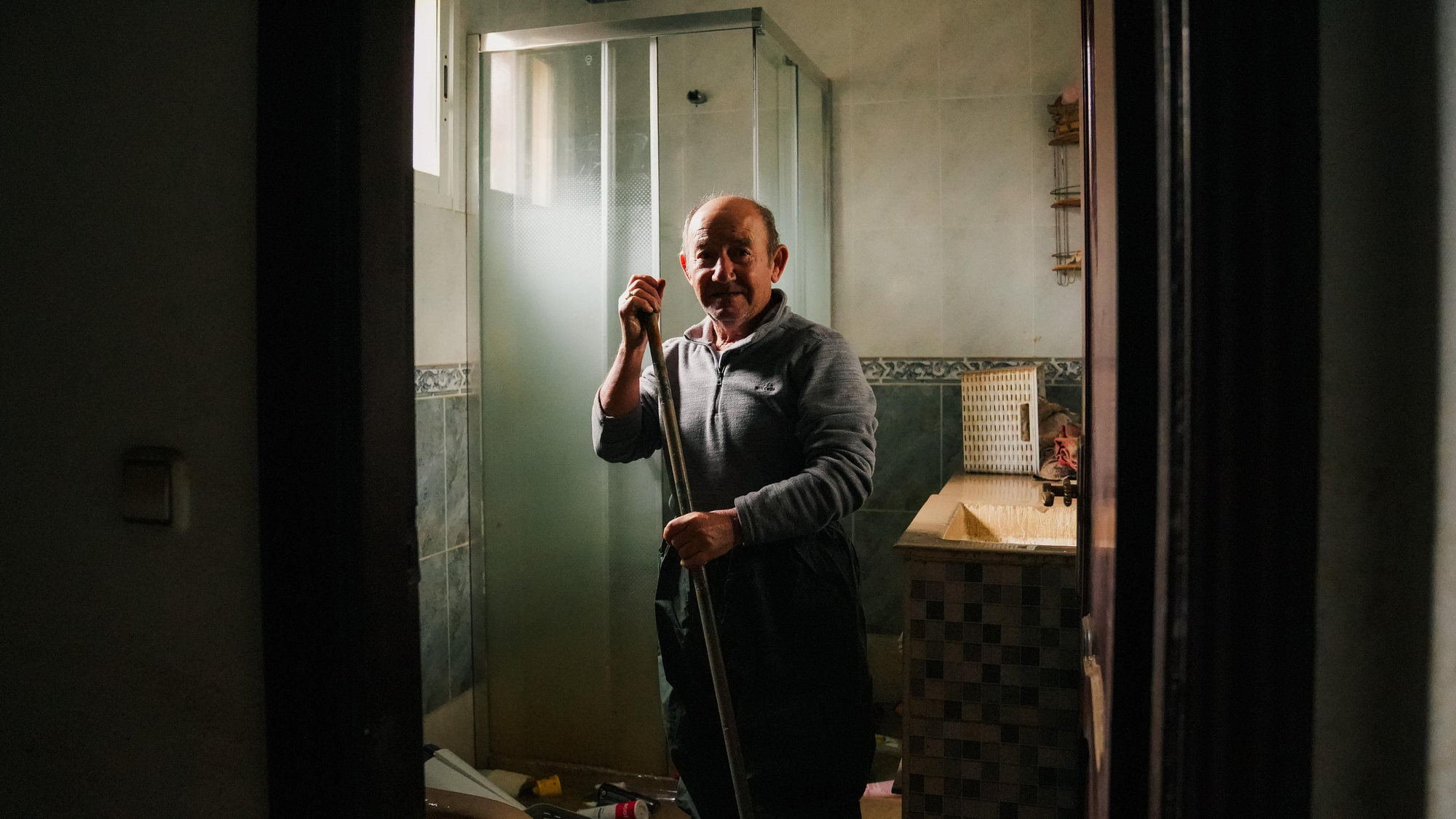 El lodo y el barro, dentro de las parcelas de las calles Perdiz y La Tórtola