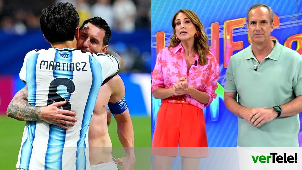 Audiencias TV martes 7 de julio: La remontada de Argentina en el Mundial (39%) barre en RTVE y condiciona la segunda tarde de 'De lunes a viernes'