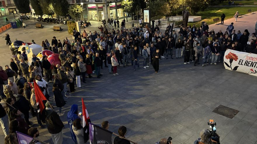 Protesta en Valladolid de recuerdo por Maricarmen.