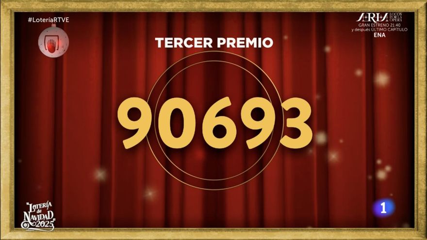 El tercer premio para el 90693