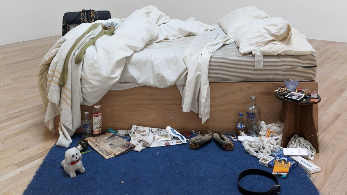 My Bed, Tracey Emin, 1998. Foto: © Tracey Emin