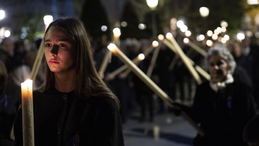 Procesión de Viernes Santo en Donostia