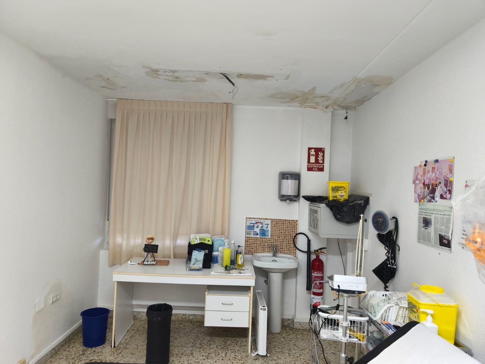 Interior de una de las consultas afectadas.