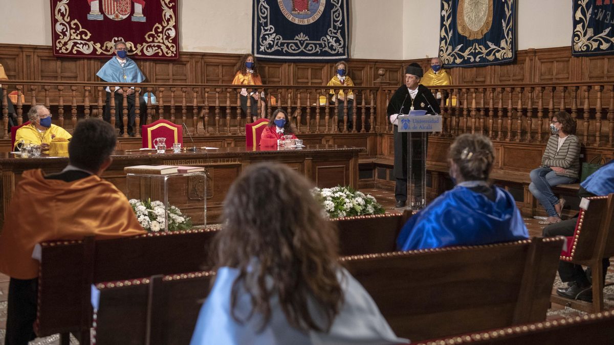 Acto de apertura del curso académico 2020-2021 en la Universidad de Alcalá