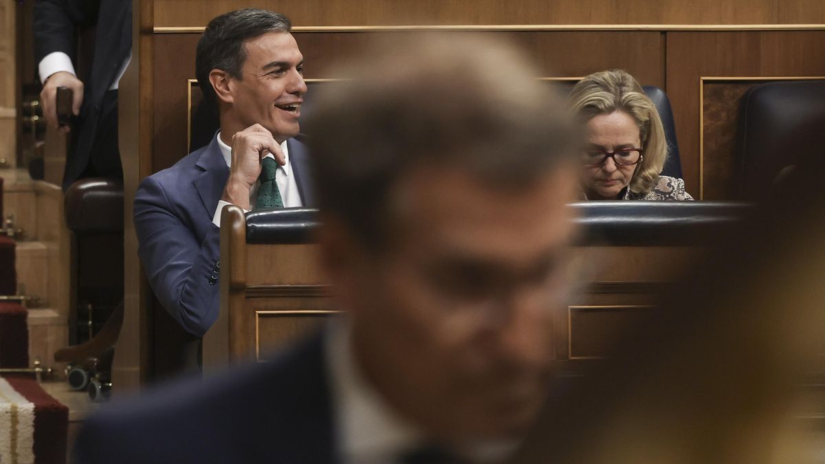 Sánchez y Feijóo en el Congreso, en una imagen de archivo