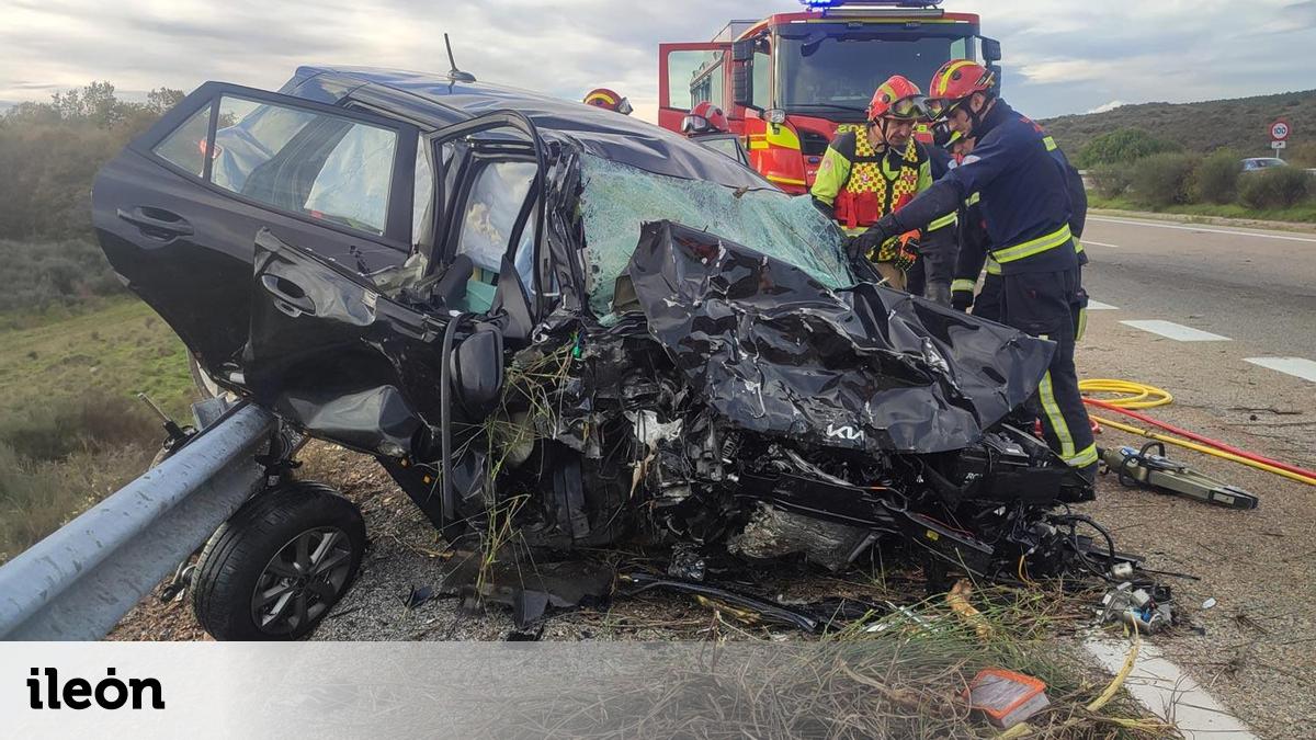 Una mujer muerta y tres heridos en Brazuelo por un accidente en la ...