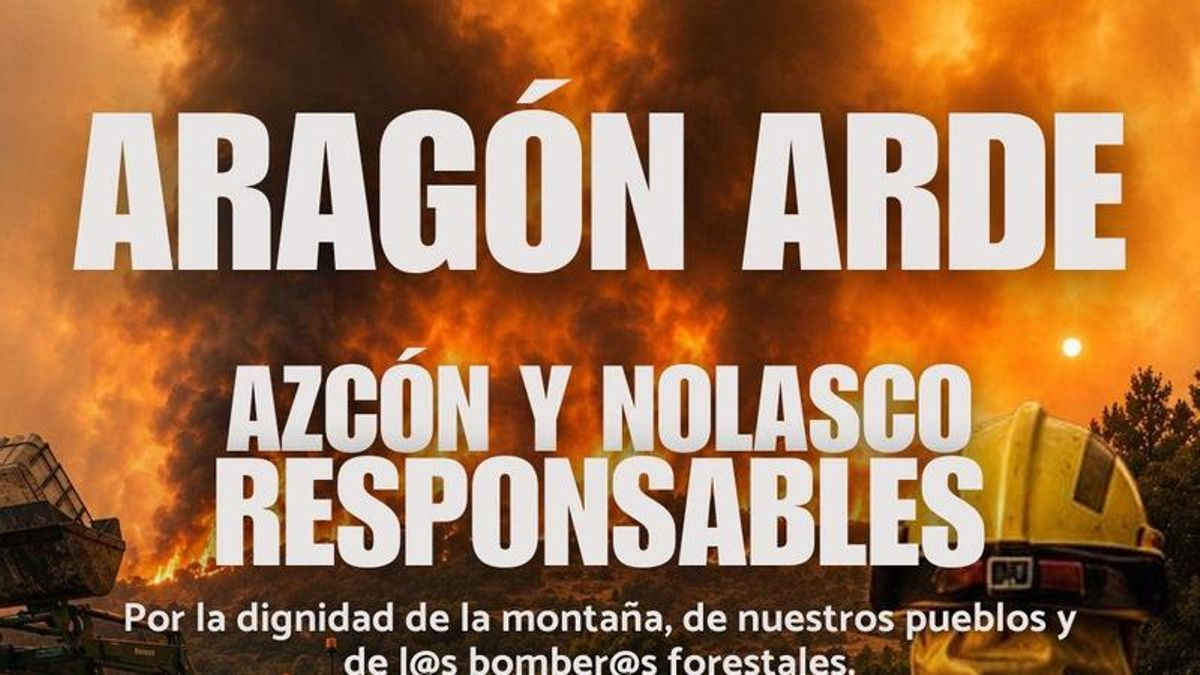Pirineo Digno convoca una manifestación en Jaca para reclamar responsabilidades políticas por el incendio de Riglos