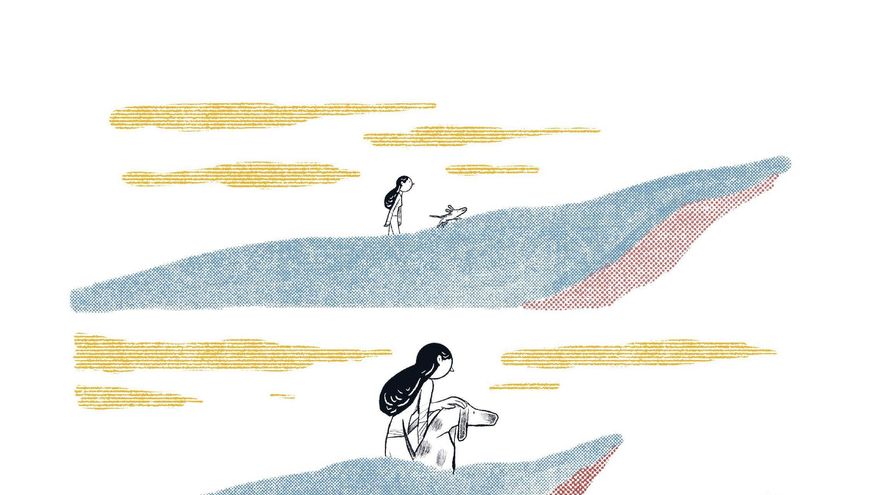 Cuando te cruzas en el camino de los ilustradores de Granada Sergio García y Lola Moral