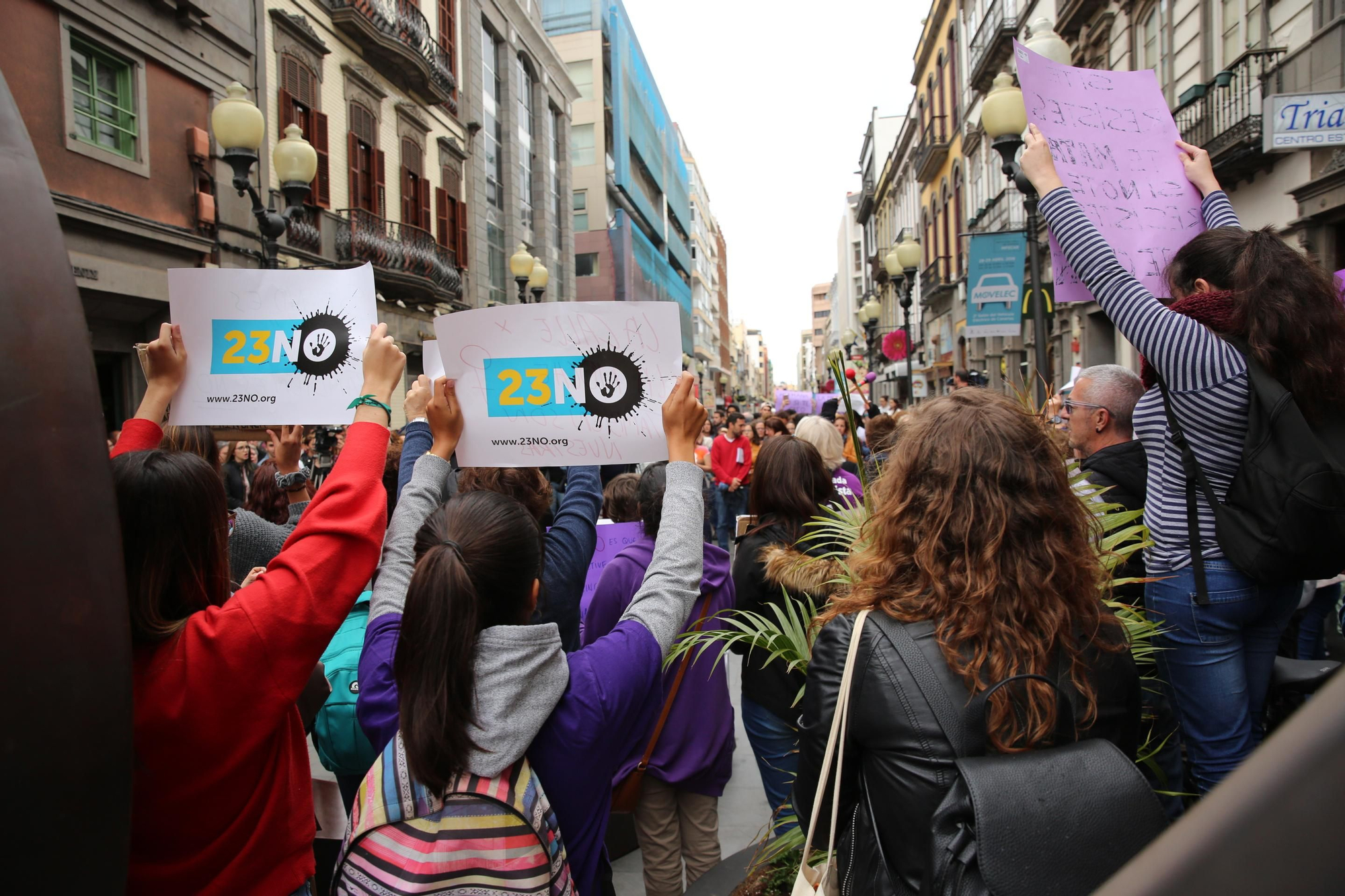 Protesta en Las Palmas de Gran Canaria tras la sentencia de 'La Manada'