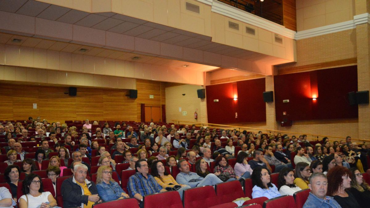 Día del estreno del cine en Mota del Cuervo, en octubre de 2019