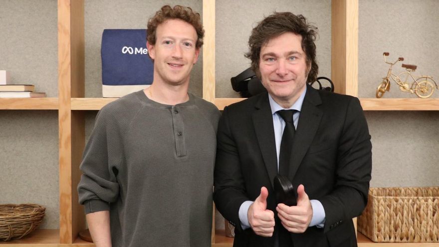 Milei cerró su viaje a EEUU con Mark Zuckerberg y va a El Salvador para la asunción de Bukele