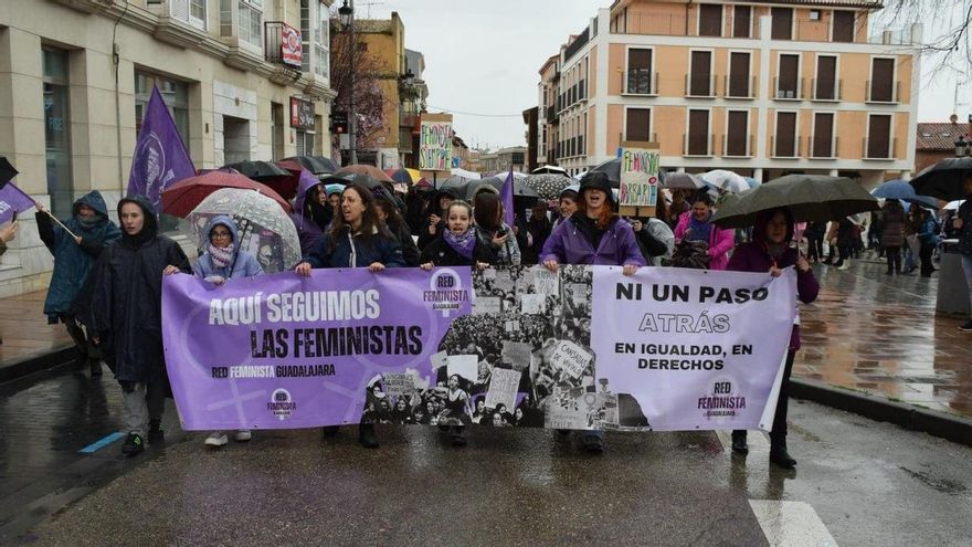 La manifestación de Guadalajara de este 8 de marzo.
