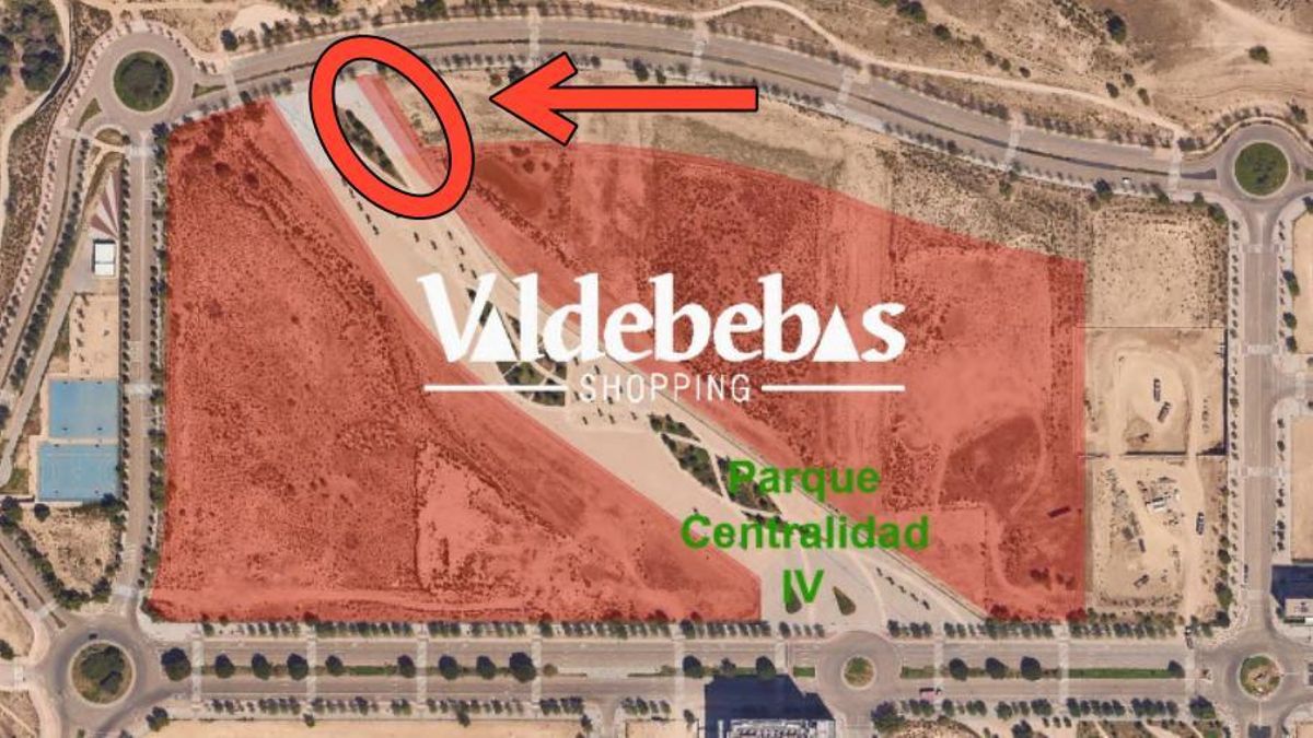 Almeida permitirá rampas sobre una zona verde pública para entrar al macroparking que prepara Valdebebas Shopping