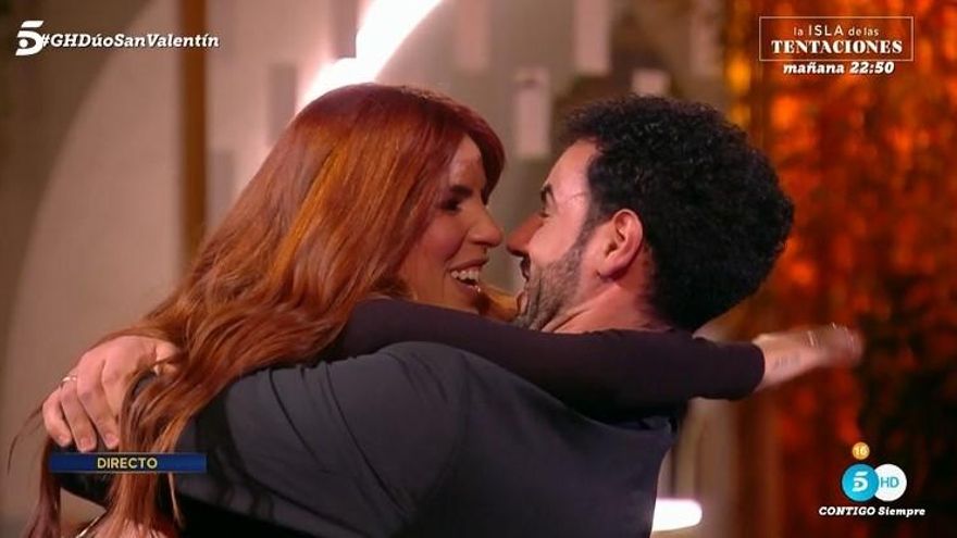 'GH Dúo' celebró San Valentín con las parejas (y algún ex) de los concursantes en la casa y salvó a una nominada