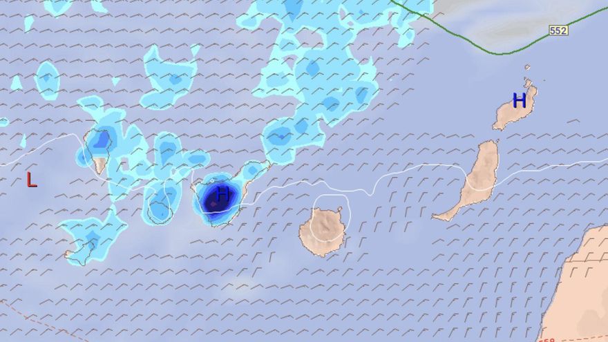 Más lluvias esta semana en Canarias con la llegada de una nueva borrasca
