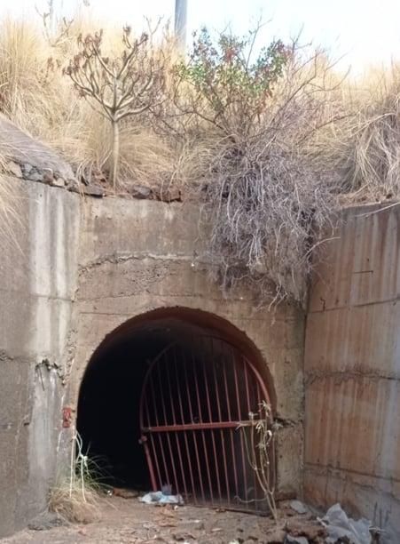 Imagen de la boca del túnel.