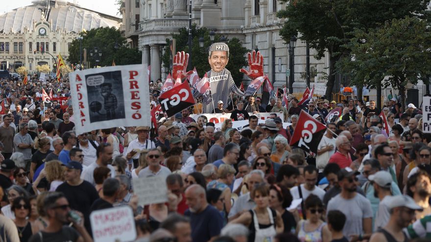 Catarroja acoge la novena manifestación contra Mazón por la dana cuando se cumplen 9 meses