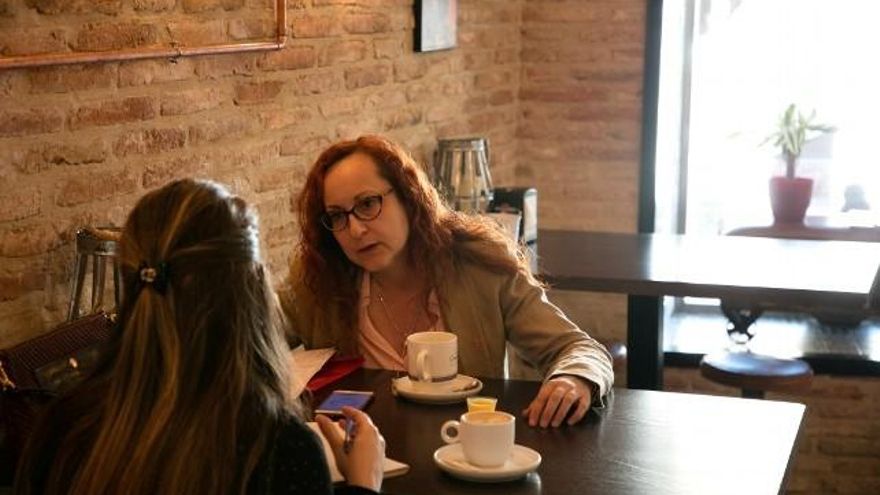 Carmen Franganillo, candidata de IU a la Alcaldía de León. Foto: Aclamv Photographer.