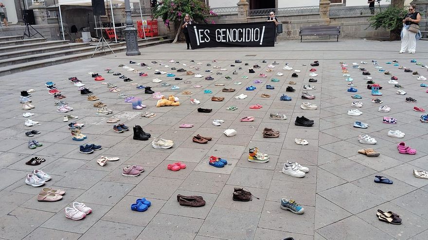 Gran Canaria se añurga recordando a Gaza: ocho horas no son suficientes para leer la lista de niños asesinados por Israel