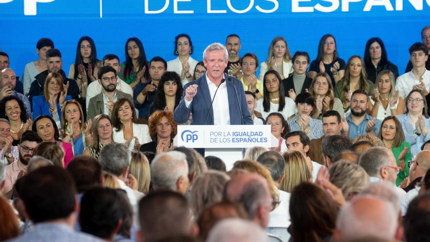 Alfonso Rueda, presidente de una comunidad con lengua cooficial y en contra de su uso en el Congreso
