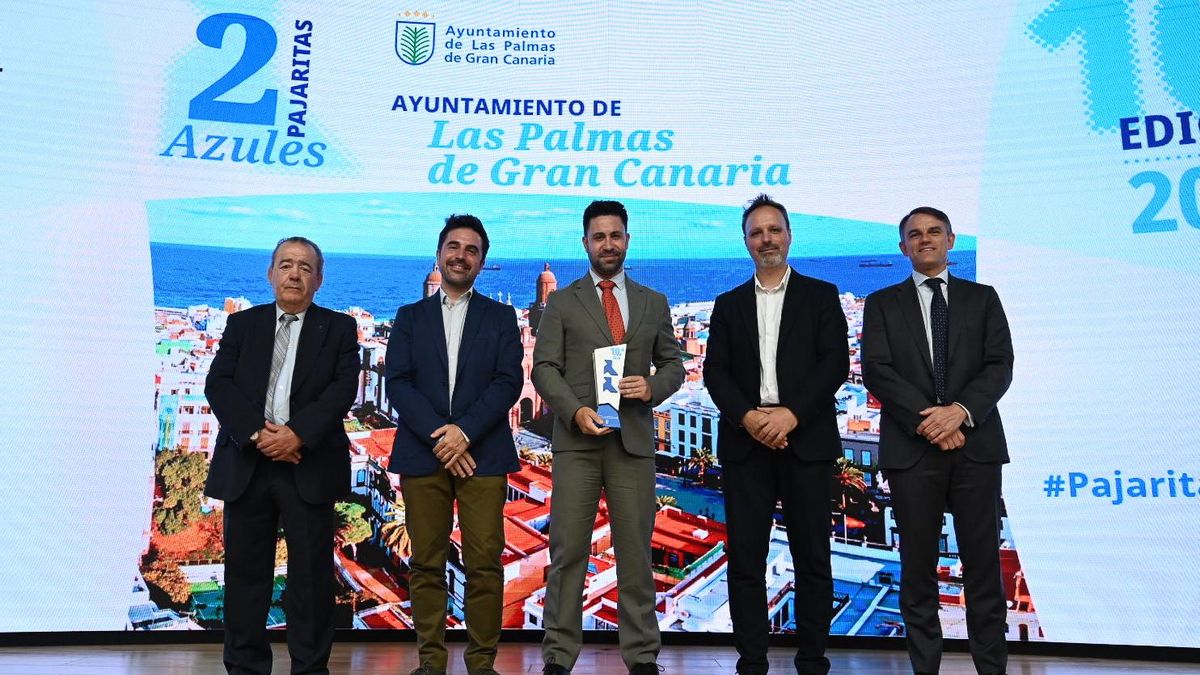 Las Palmas de Gran Canaria, única ciudad canaria que obtiene dos ‘Pajaritas Azules’ por su gestión del papel y cartón