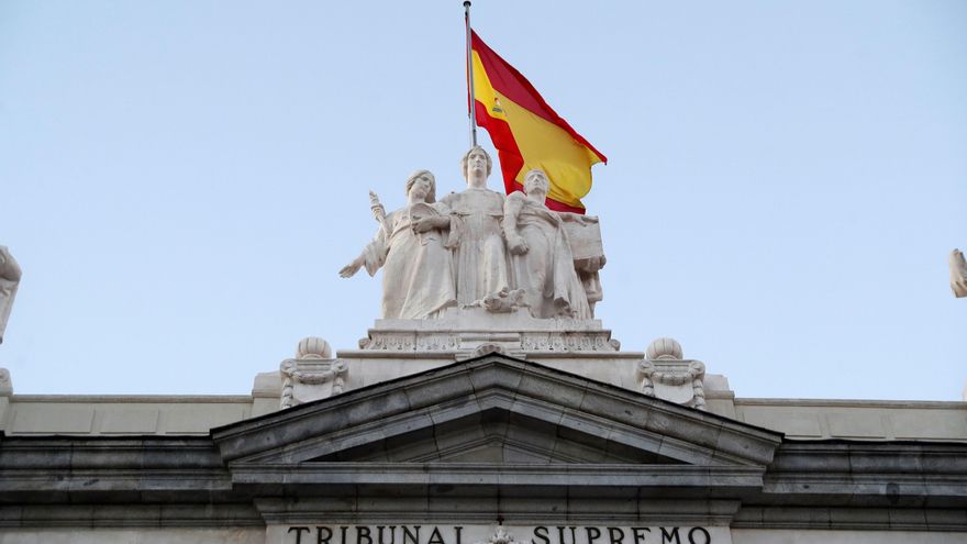 Detalle de la fachada del Tribunal Supremo. EFE/ Chema Moya/Archivo