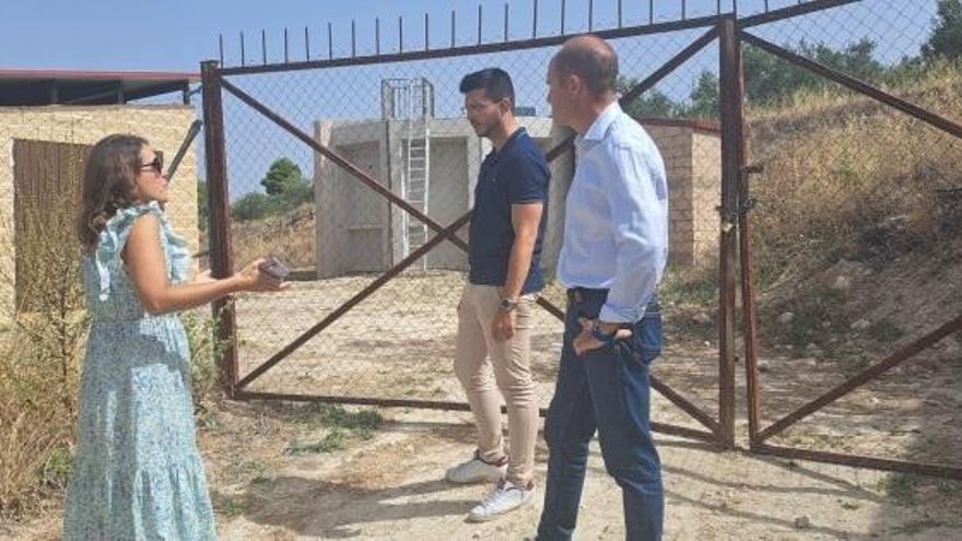 Depósito de agua en la pedanía de Córcoles (Guadalajara)