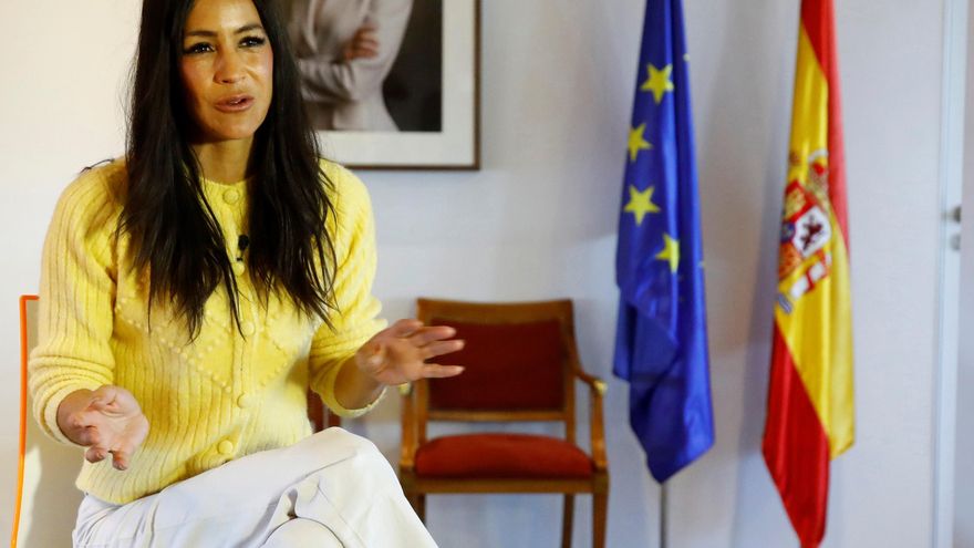 La vicealcaldesa de Madrid y miembro de la Ejecutiva de Ciudadanos, Begoña Villacís, analiza en una entrevista con Efe. EFE/Juan Lavín