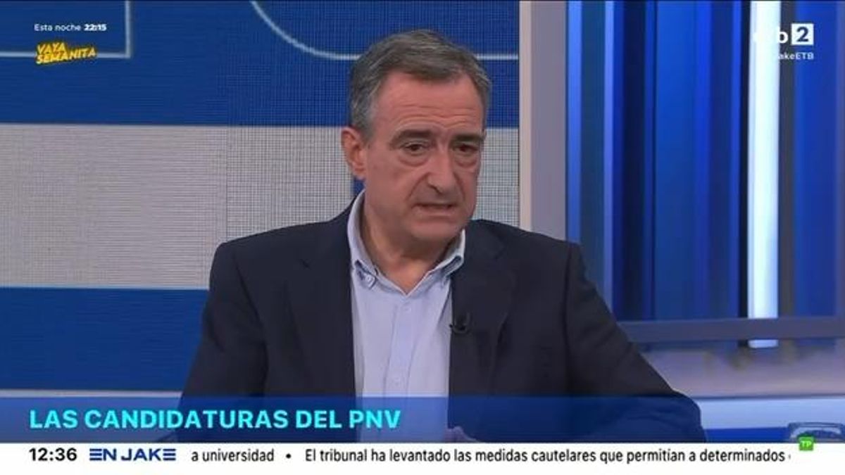 Aitor Esteban, sobre la labor de Elixabete Etxanobe como diputada general de Bizkaia