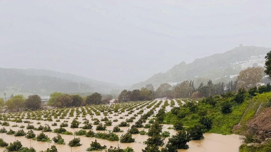 Desalojan a una decena de vecinos del municipio gaditano de Jimena por el desbordamiento del río Hozgarganta