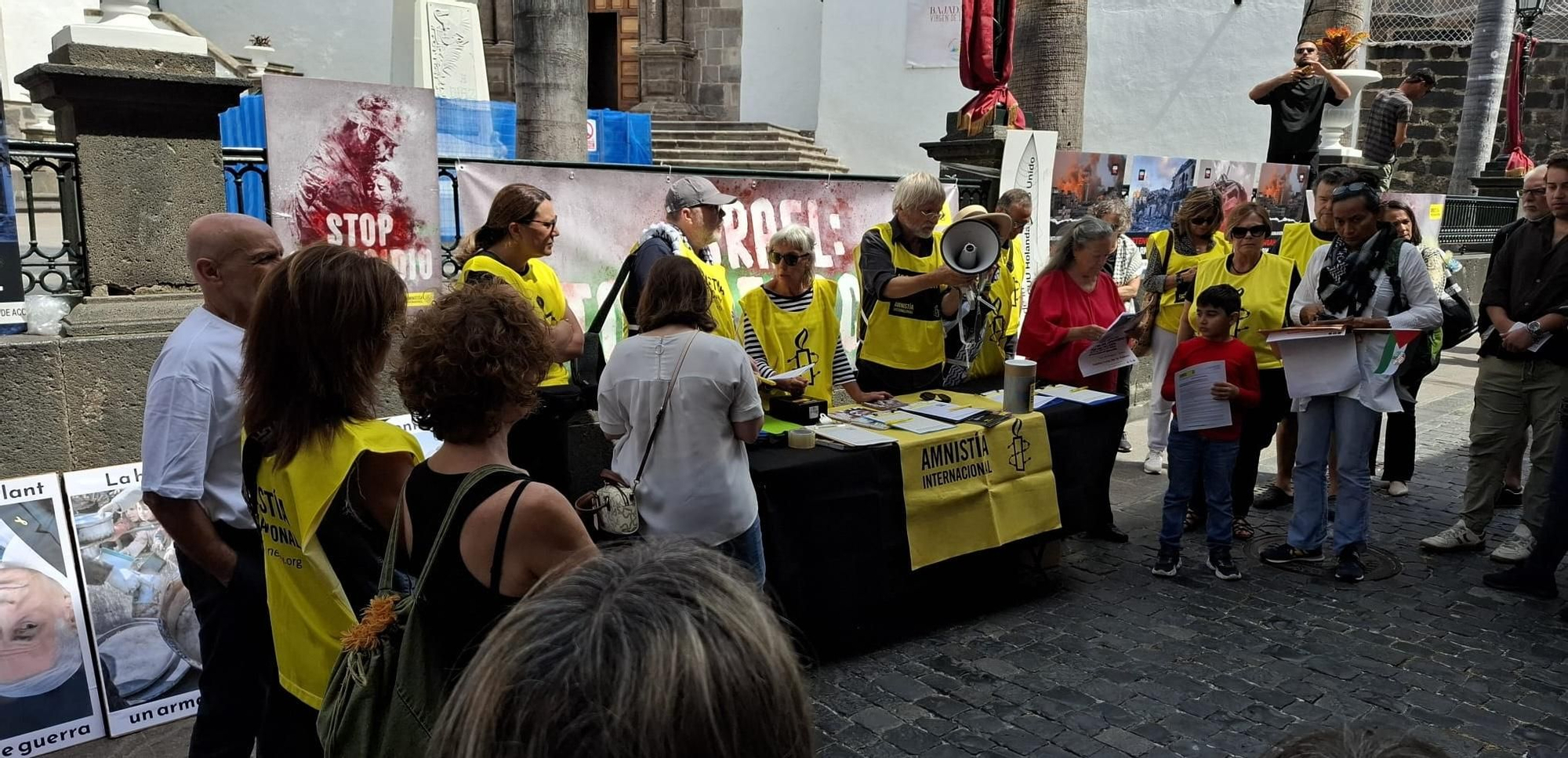 ‘Stop al genocidio’: concentración en La Palma por la crisis de derechos humanos en Gaza.