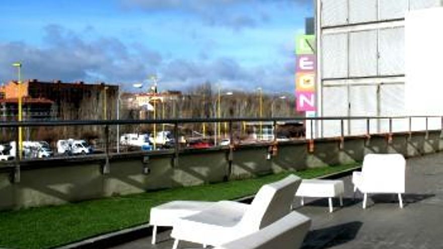 Terraza con vistas en Altafit León.