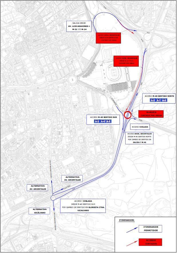 Plano de las afecciones