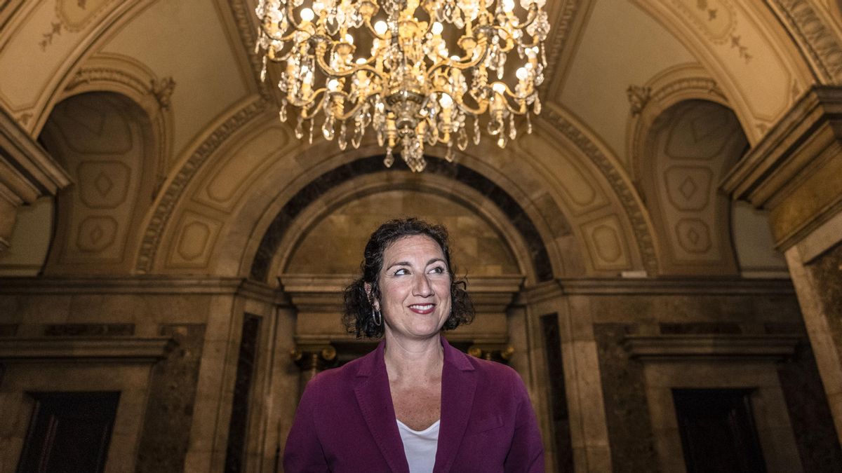 La consellera Alícia Romero, fotografiada esta semana en el Parlament de Catalunya