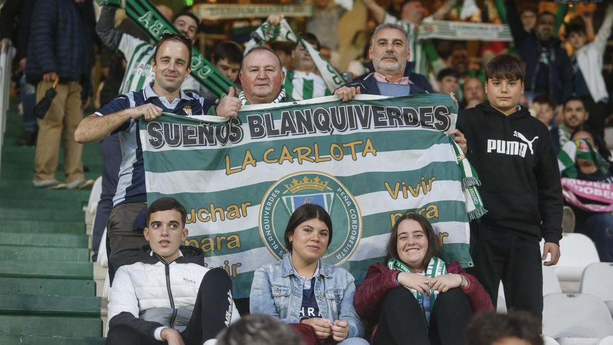 Grada Blanquiverde del Córdoba CF - RC Deportivo