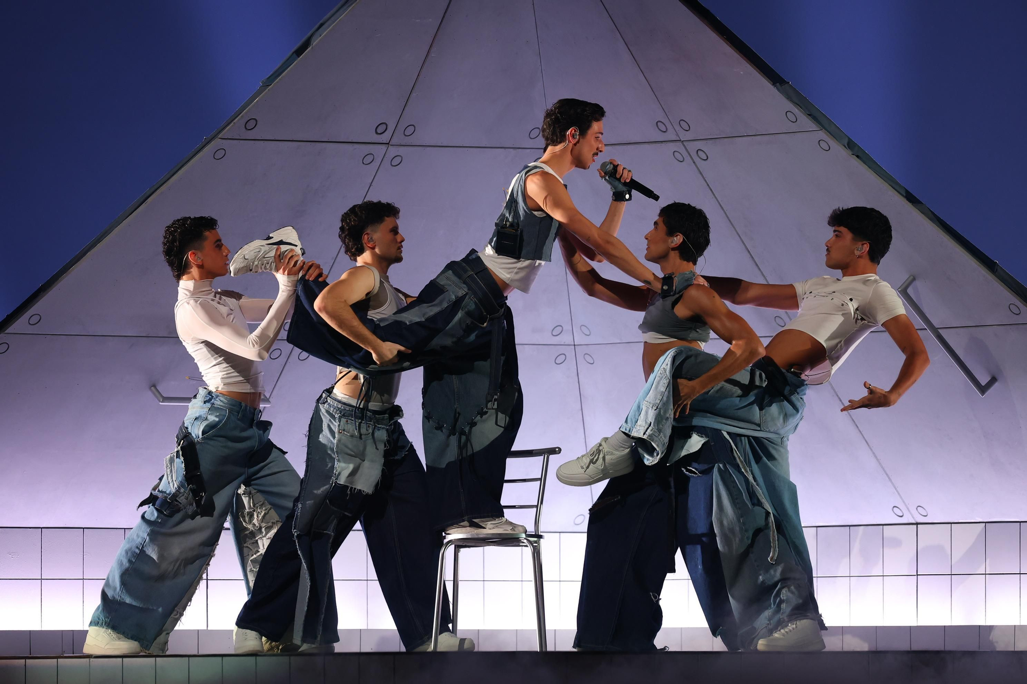 MAYO en su actuación de la segunda semifinal del Benidorm Fest 2026