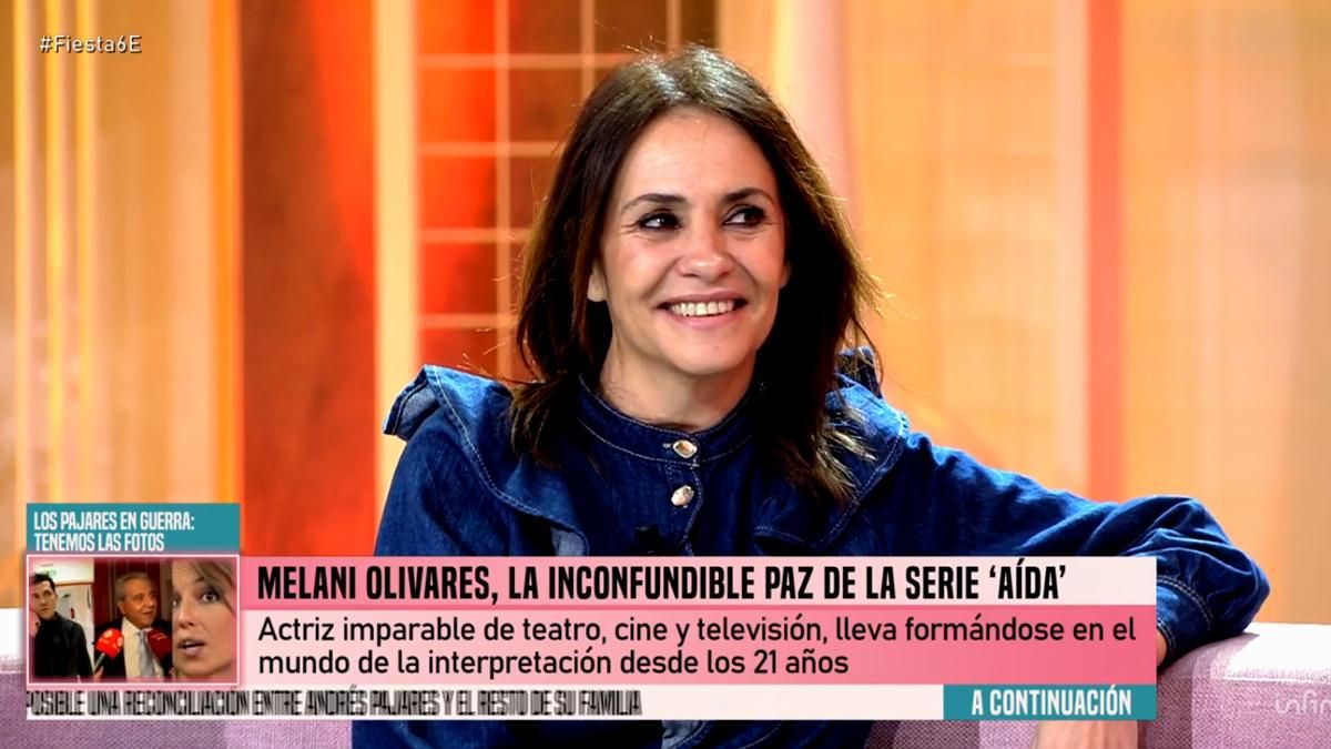 Melani Olivares, entrevistada en 'Fiesta'