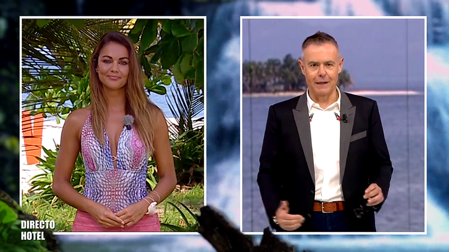 Lara Álvarez y Jordi González en su última conexión