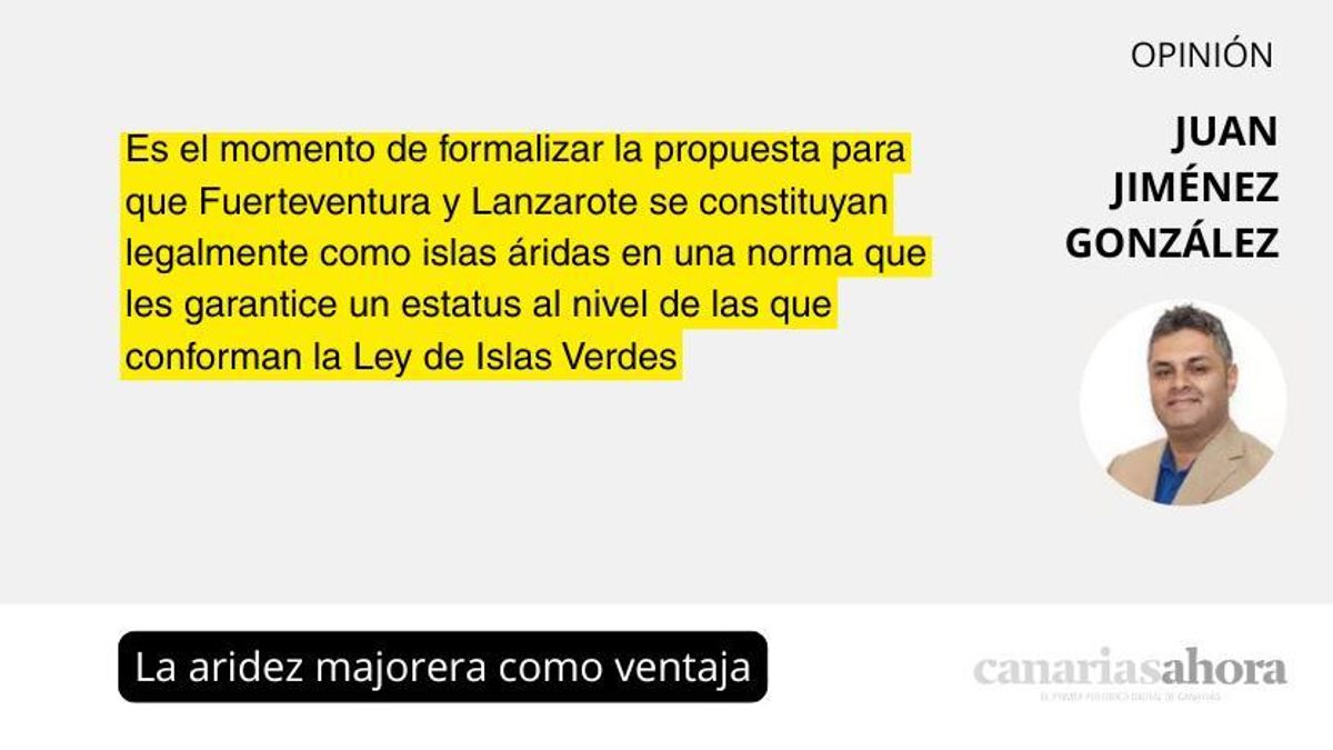 La aridez majorera como ventaja