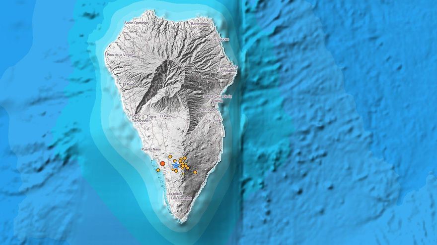 La actividad sísmica se reactiva en La Palma y se desplaza al sur mientras cesan las emisiones en Cumbre Vieja