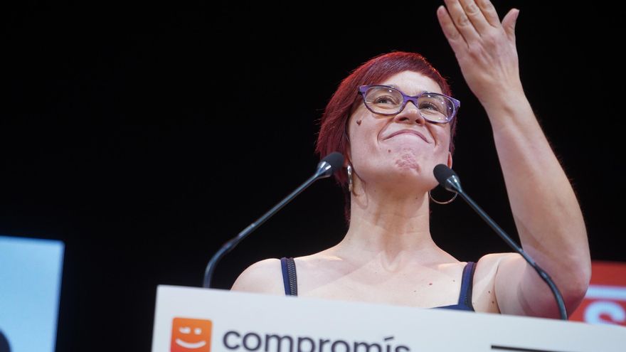 Archivo - La diputada de Compromís Àgueda Micó