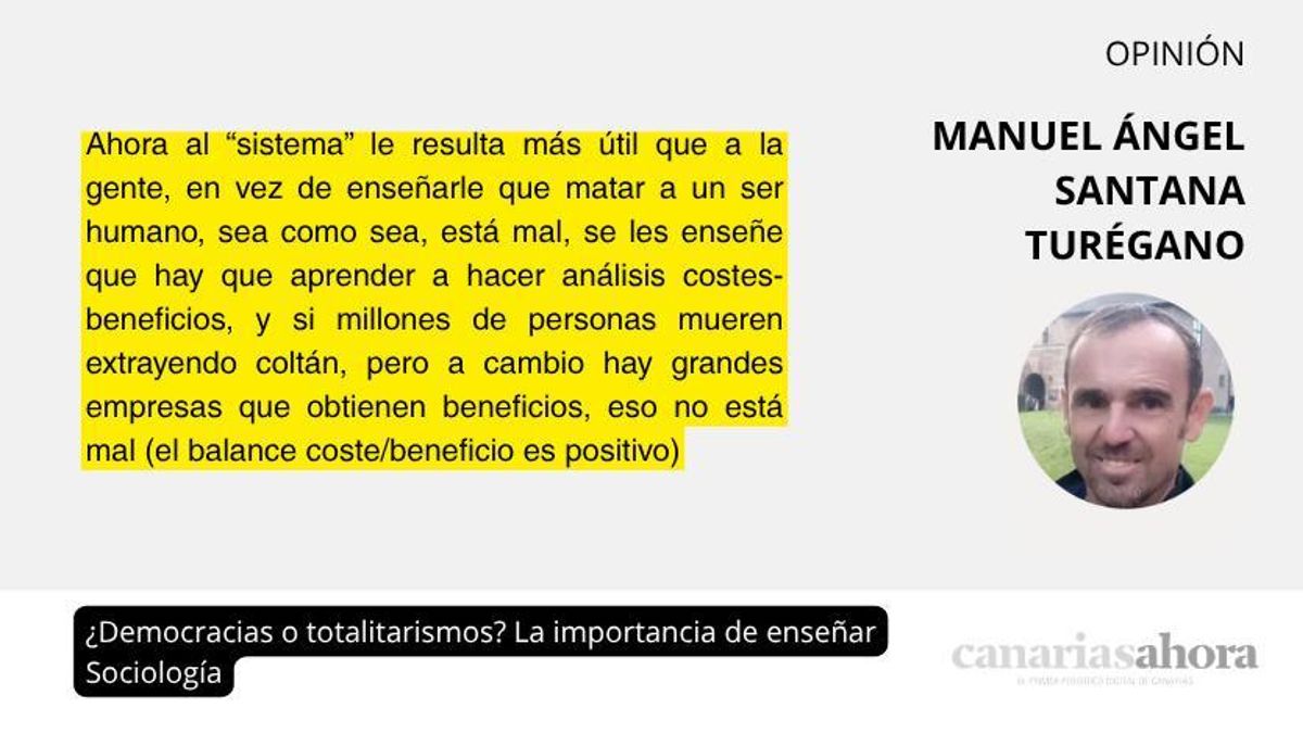 ¿Democracias o totalitarismos? La importancia de enseñar Sociología