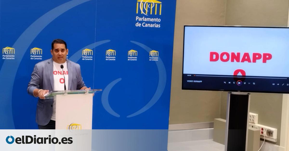 Nueva Canarias propone la implantación de ‘DonApp’, una aplicación para fomentar la donación de sangre