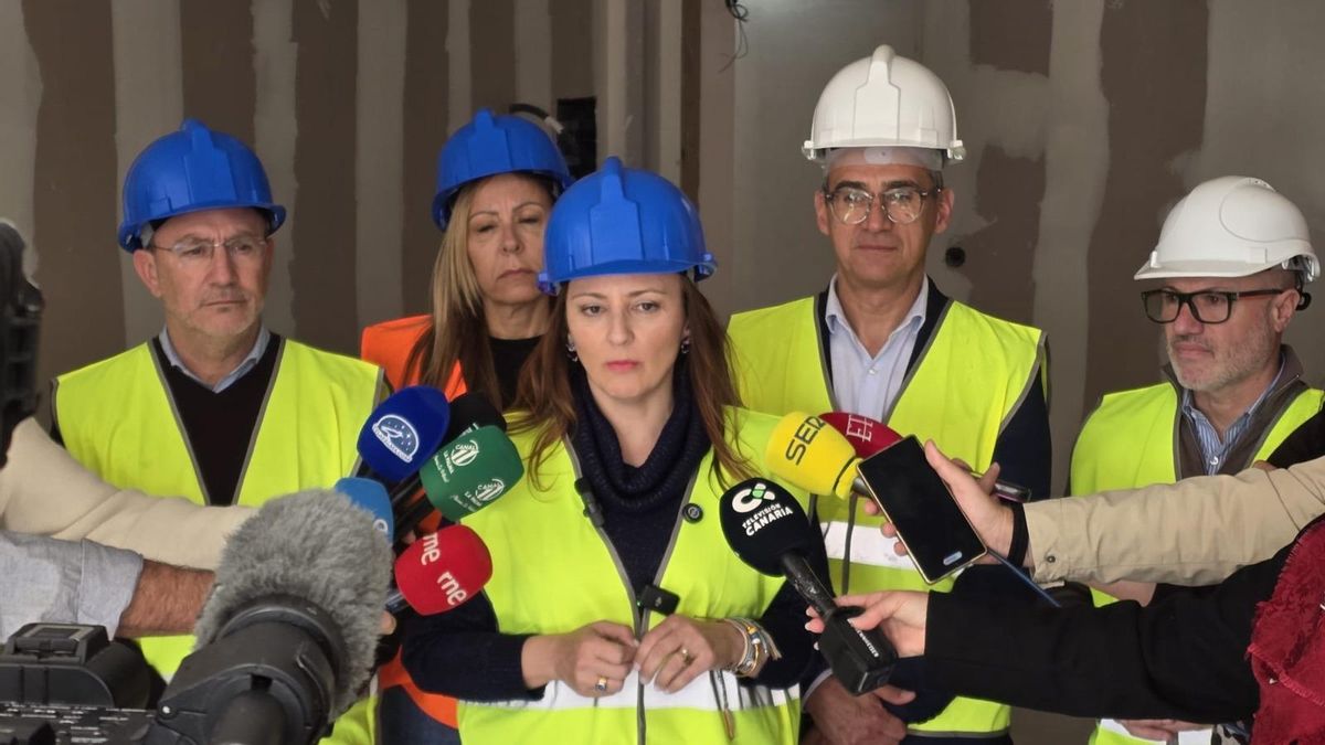 La obra de las 53 viviendas en Los Llanos para afectados por el volcán que residen en casas contenedor y de madera  “avanza a buen ritmo”
